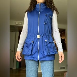 Liz & Co Small Blue Vest